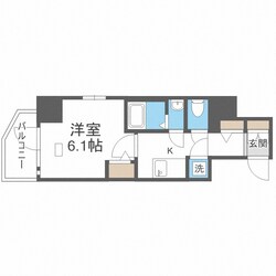 寺田町駅 徒歩5分 5階の物件間取画像